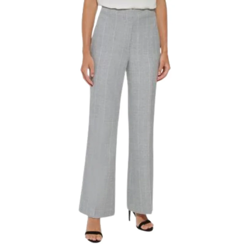DKNY - High-Rise Formal Wide Leg Pants Casual Skinny Fit Pants