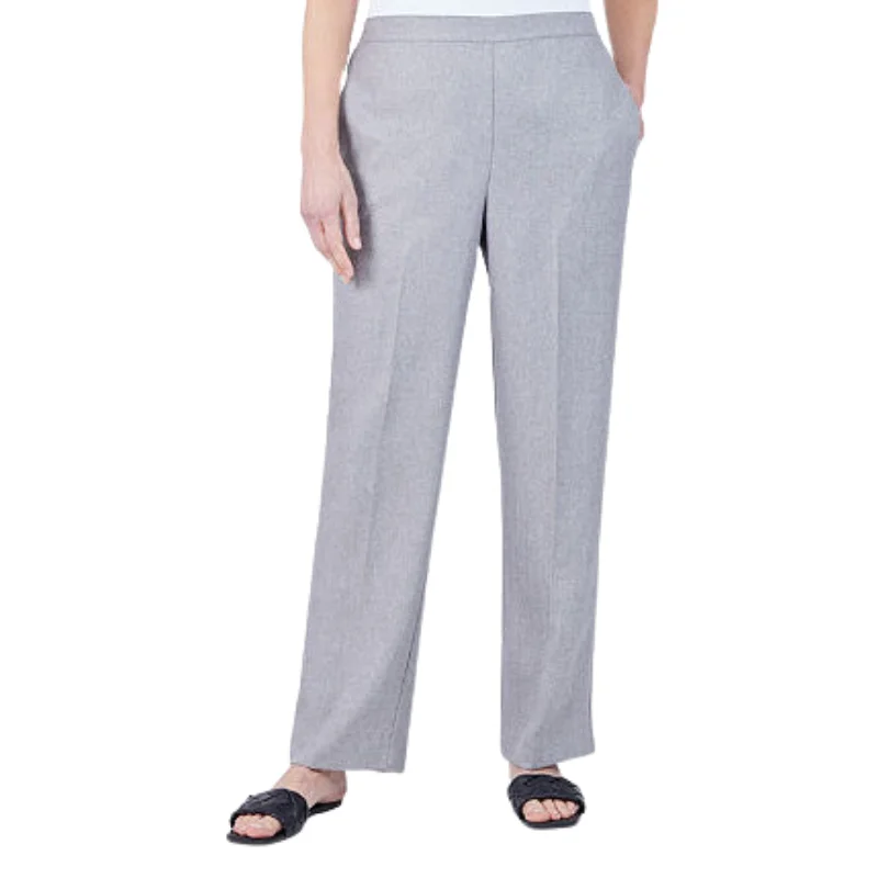 ALFRED DUNNER -  Straight Pull-on Pants Relaxed Lounge Trousers
