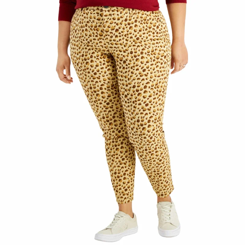 STYLE & CO. - Curvy-Fit Skinny Printed Pants Trendy Printed Leggings
