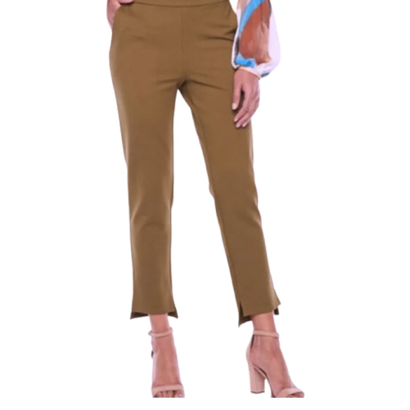 WORTHINGTON - Ultra Stretch Ponte Pants Formal Linen Trousers