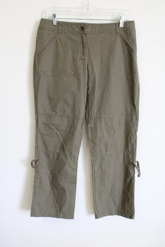 New York & Co. Olive Green Khaki Lightweight Pant | 8 Trendy Work Pants