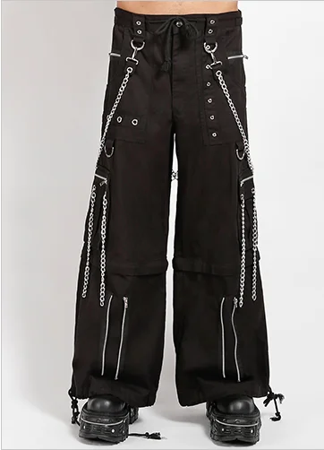 CHAIN PANT BLK Formal Stretch Pants