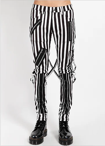 CLASSIC STRAP PANT MED STRIPE Casual Track Pants