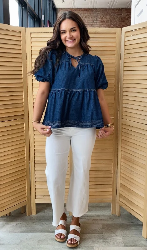 Frayed Hem Wide Leg Pants | Off White Comfy High-Waist Jeans