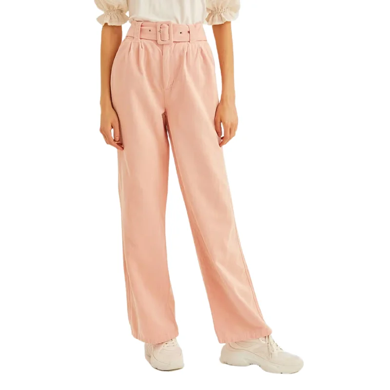 OXXO - High Rise Wide Leg Pant Classic Straight Pants