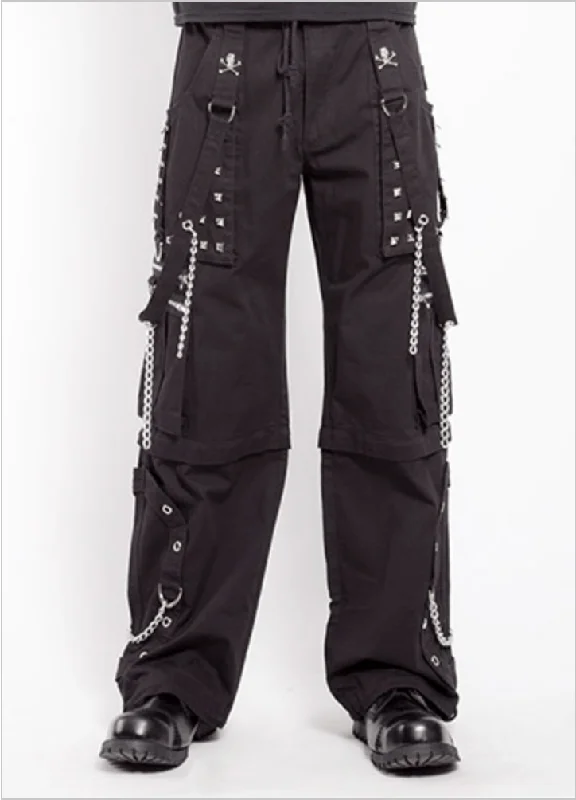 THE STEP CHAIN PANT, BLACK Classic Flared Pants