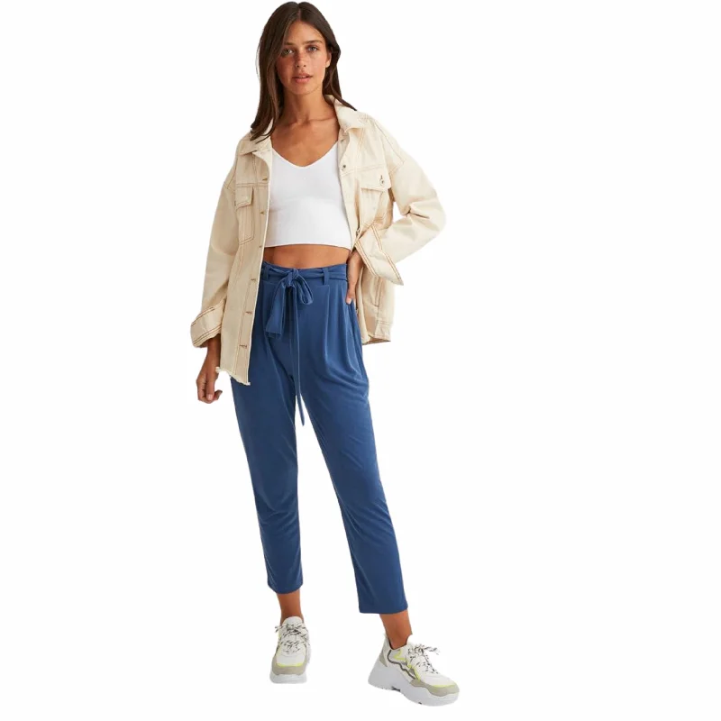OXXO - Paperboy High Waist Pants Fashionable Tapered Leg Pants