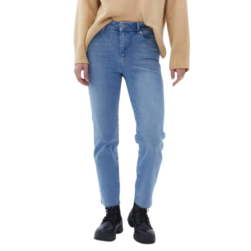 OXXO - Cotton Straight Fit Cut Denim Pants Comfortable Denim Pants