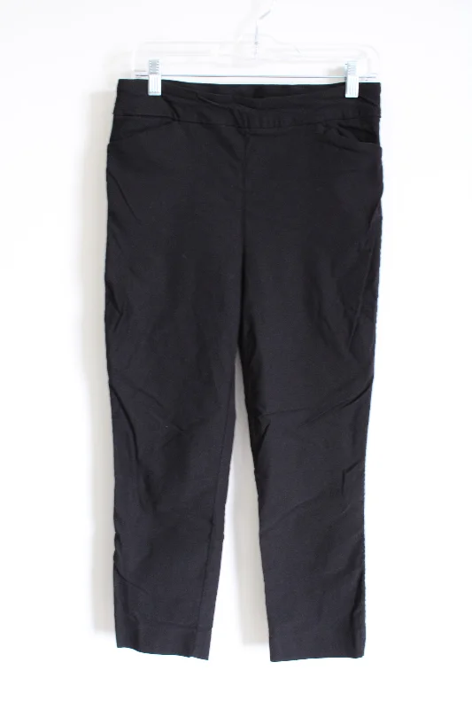 Hilary Radley Black Stretch Pant | M Casual Skinny Fit Pants