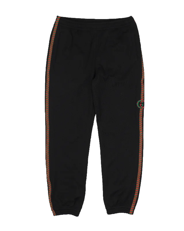 Interlocking "G" Track Pants Cozy Fitted Pants