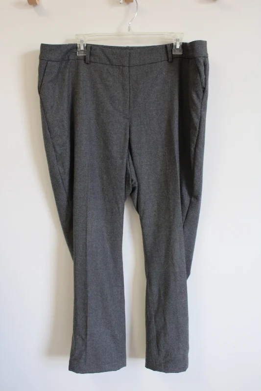 Talbots Wool Gray Pants | 16W Fashionable Work Pants