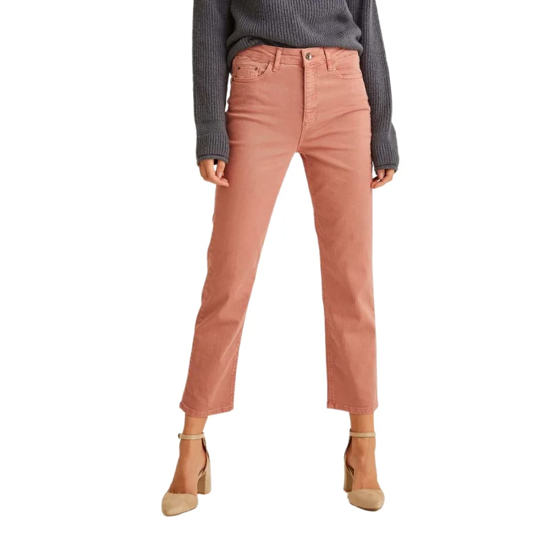 OXXO - High Rise Slim denim pants Relaxed Lounge Trousers