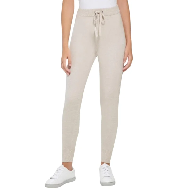 CALVIN KLEIN - Honeycomb Jogger Pants Comfy Zip-Up Pants