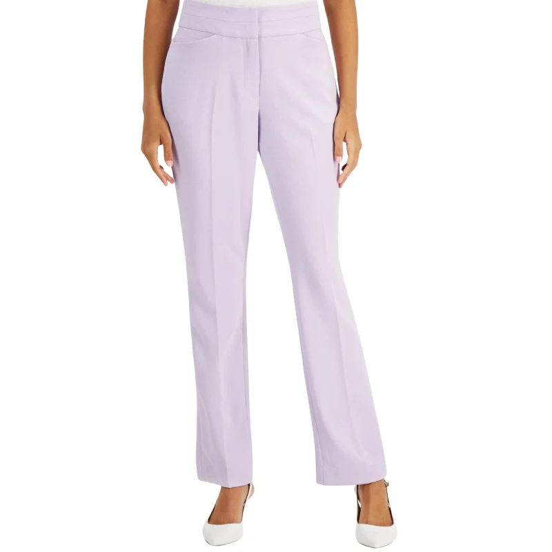 TAHARI - Mid-Rise Bootcut Pants Chic Black Leggings