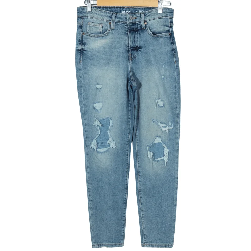 OLD NAVY - High rise straight denim pants Elegant Wool Trousers
