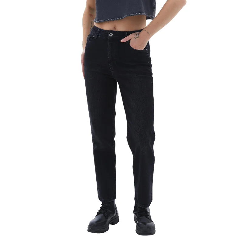 OXXO - High Waist Denim Pants Lightweight Jogger Pants