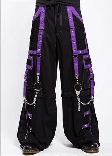 MEGA EYE PANT - PURPLE Modern Bootcut Pants