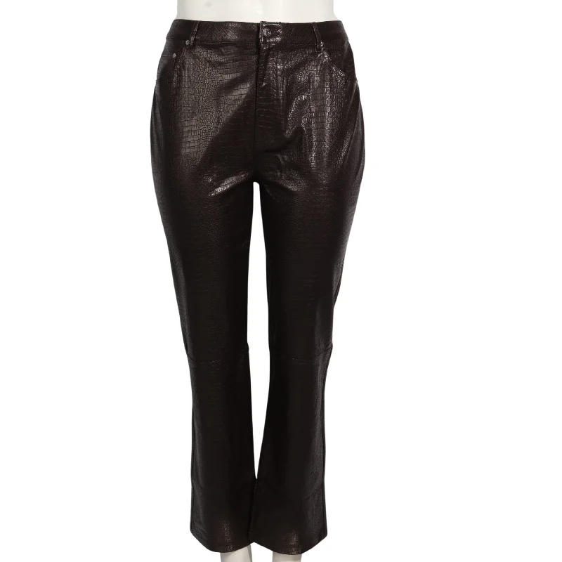 ASOS - Faux Leather pants High-Waist Jeans