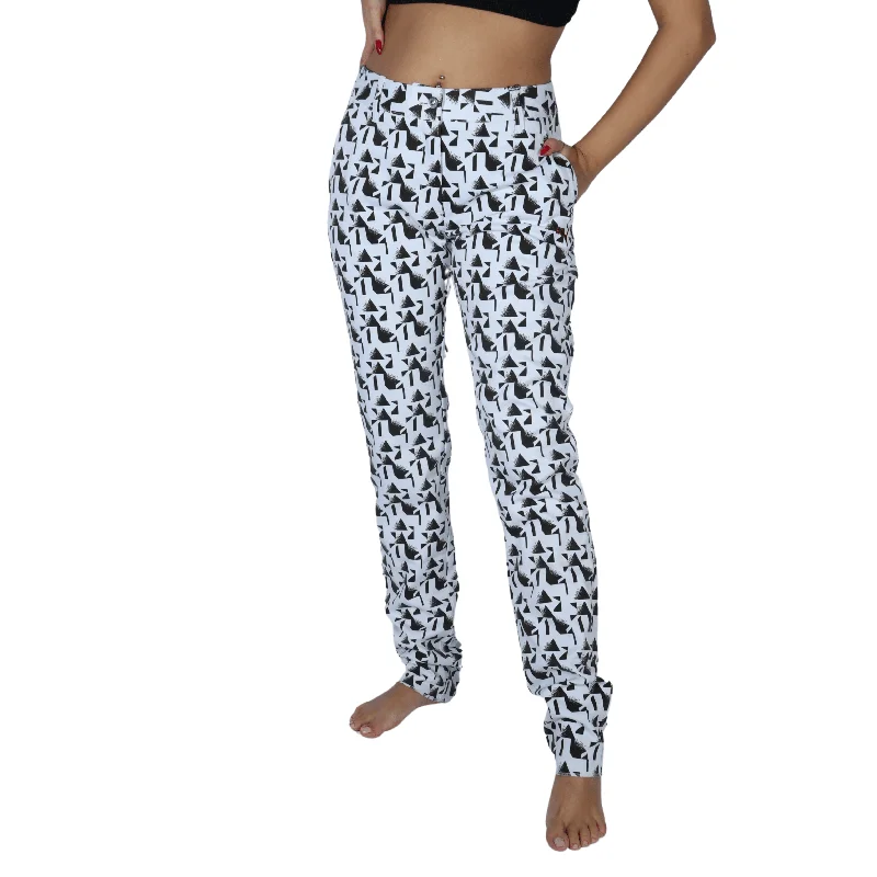 PUMA - Printed Straight leg pants Modern Stretch Trousers
