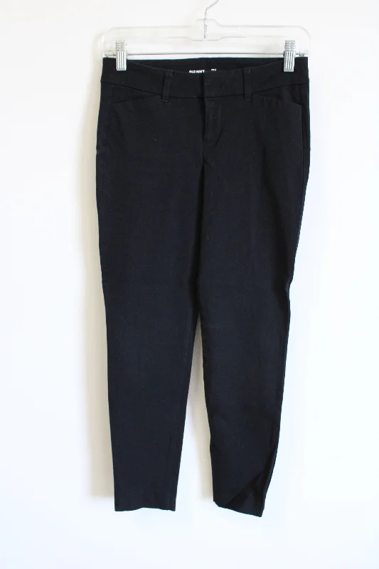 Old Navy Pixie Never Fade Black Pant | 0 Comfortable Pleated Pants