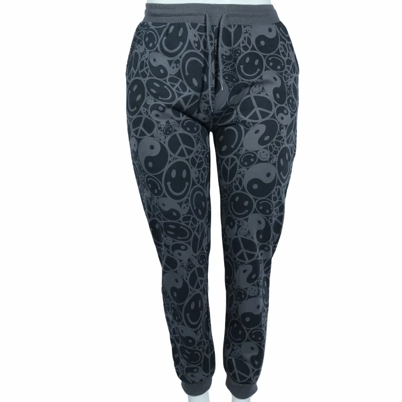 REBELLIOUS ONE - Elastic Waist Pants Elegant Palazzo Trousers