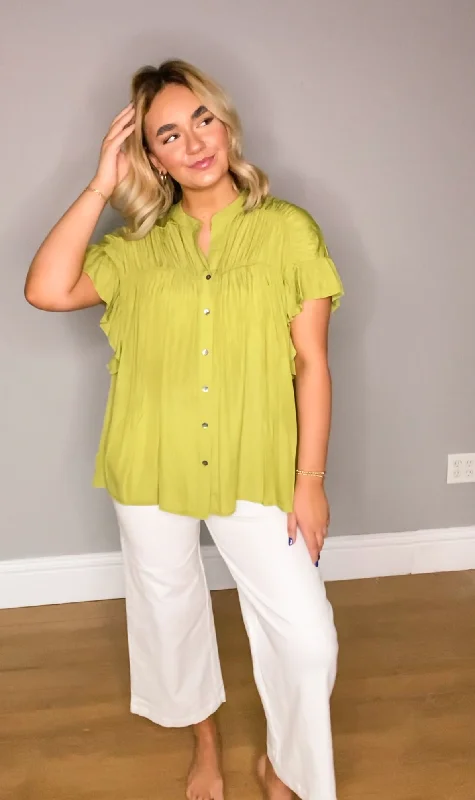 Tiffany Wide Leg Pants | White | Plus Soft Stretch Leggings
