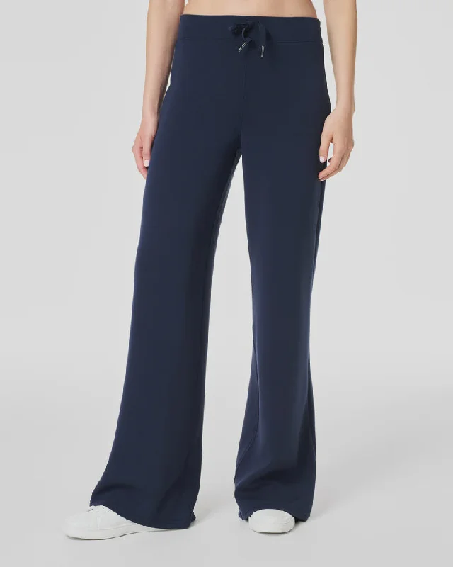 Spanx AirEssentials Wide Leg Pant | Timeless Navy High-Waist Trousers