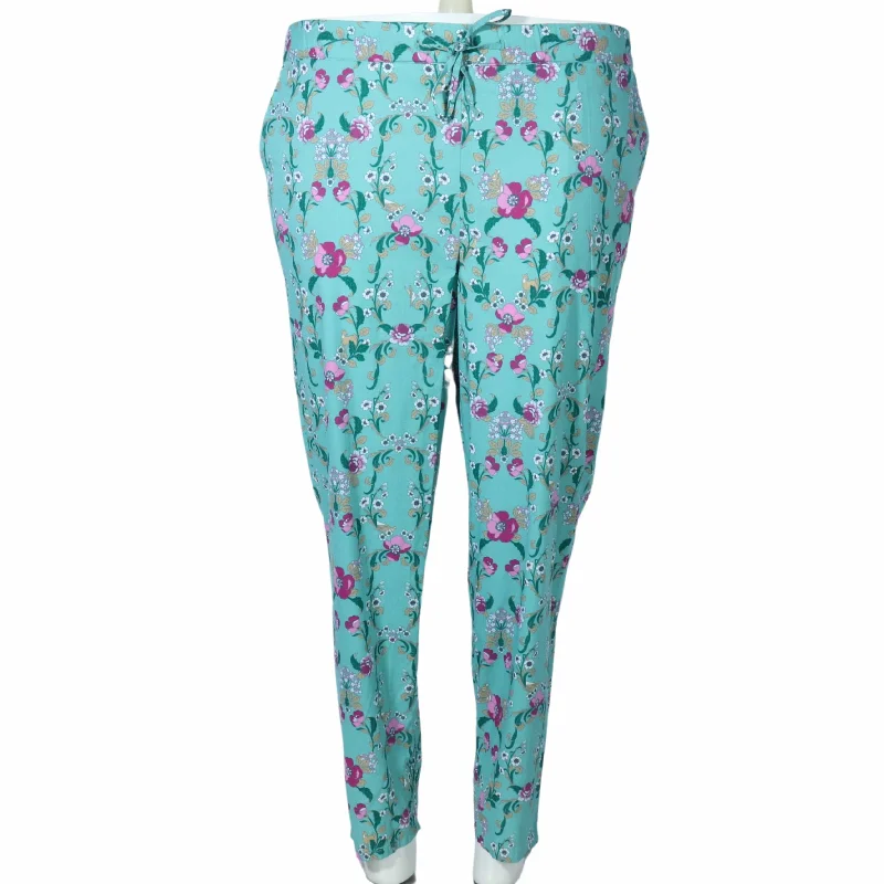 CHARTER CLUB - Flower drawstring pants Trendy Palazzo Pants