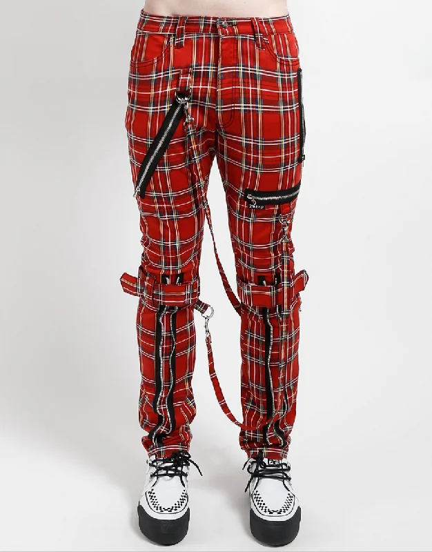 BONDAGE PANT - RED PLD Stylish Casual Pants