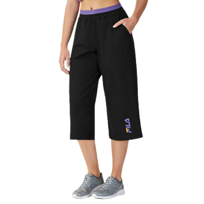 FILA - Mid Rise Cropped Pants Comfy Athletic Pants