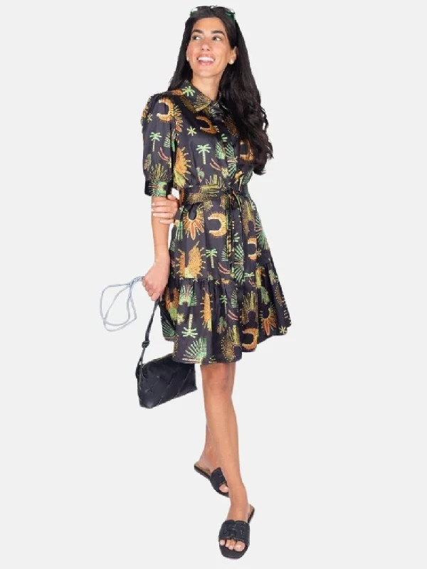 Elisa Dress 36" in Black