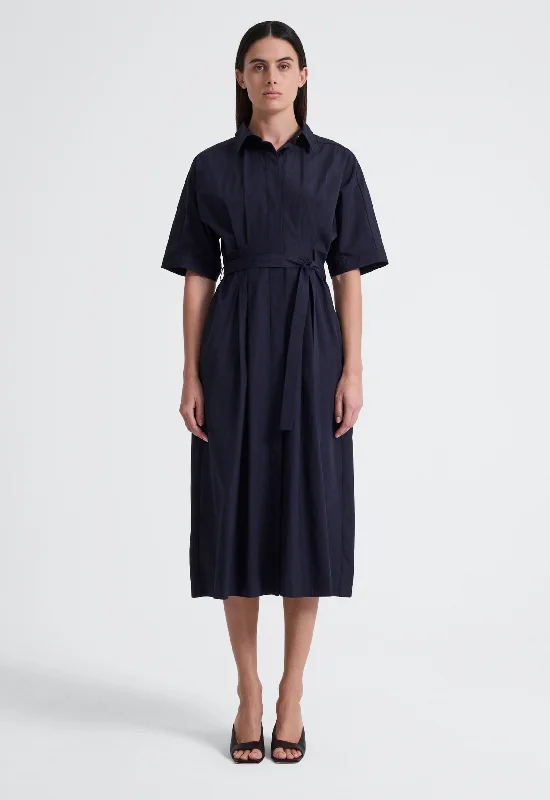 Bacall Dress - Darkest Navy