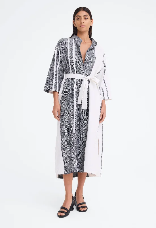 Tides Dress - Natural/Black