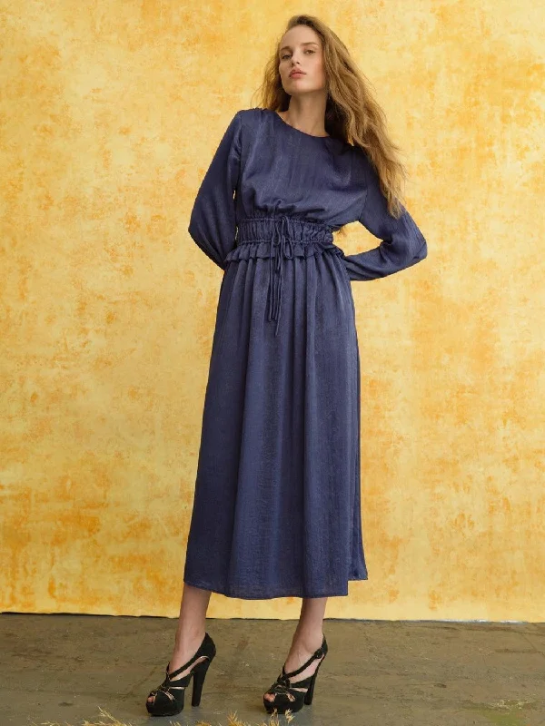 Dahlia Midnight Blue Long Dress