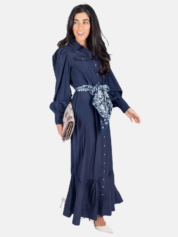 Alex Dress 53" in Navy