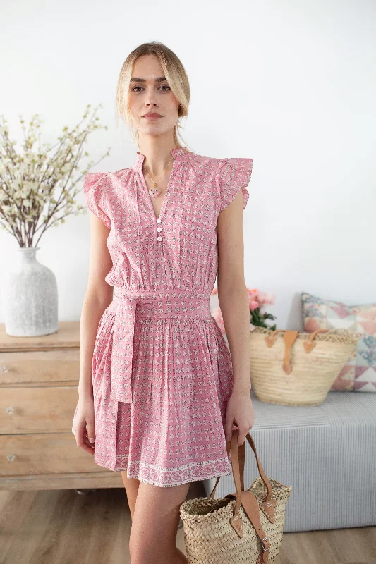 Liz Dress - Lavender Thistle