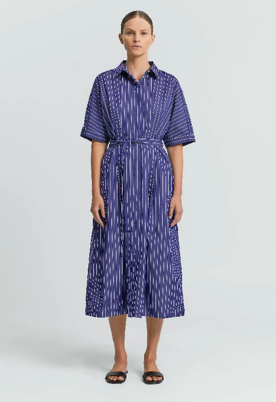 Braid Dress - Reverse Stripe