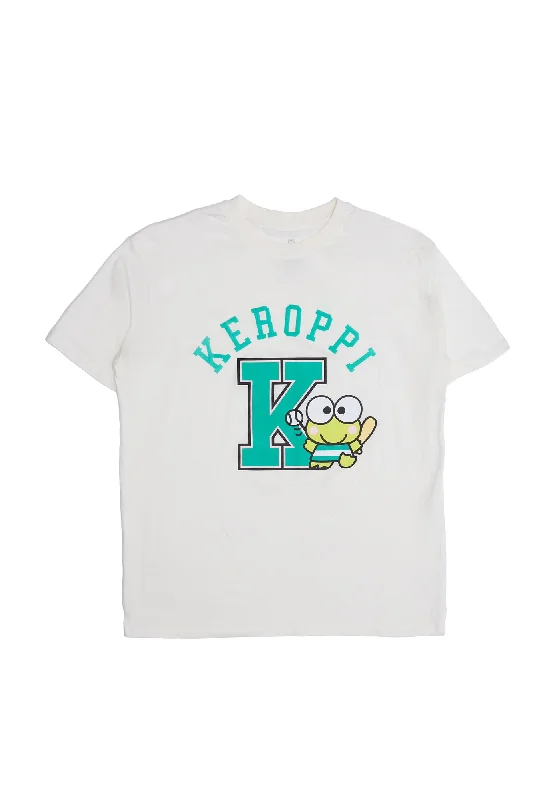 Keroppi Graphic Relaxed Tee Sequined Glittery Shiny