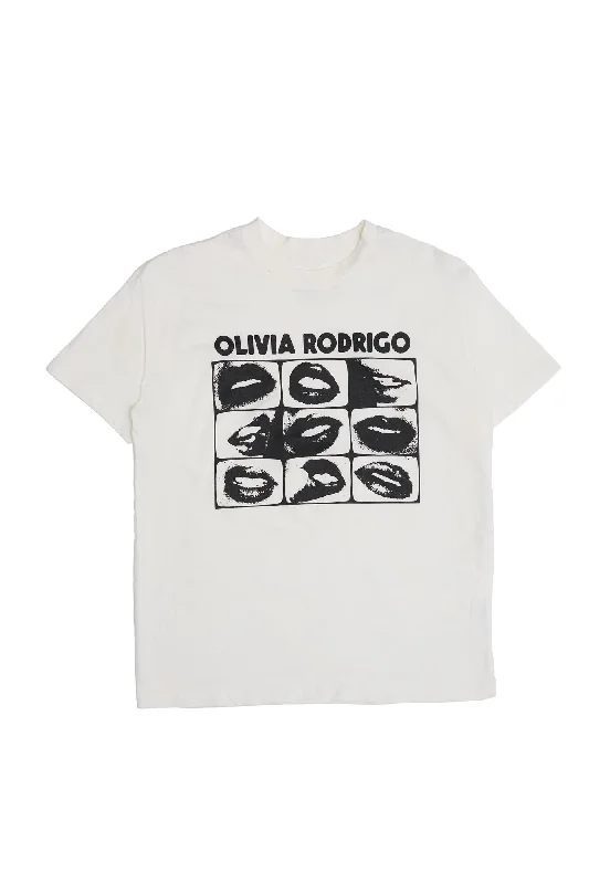 Olivia Rodrigo Graphic Relaxed Tee Elasticated Padded Insulated