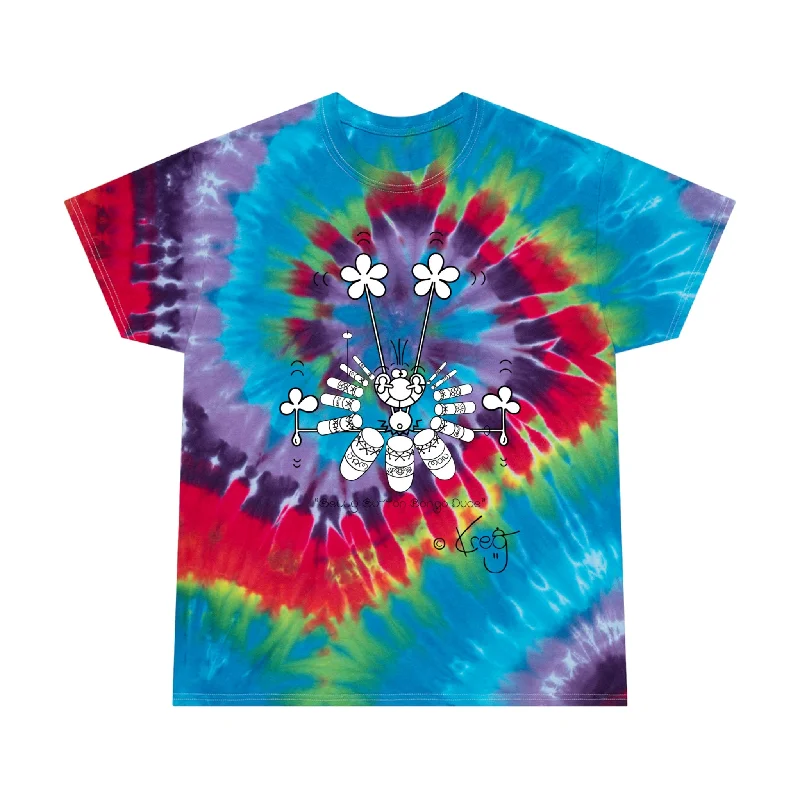 Belly Button Bongo Dude,Tie-Dye Tee, Spiral Nylon Fabric Polyester Fabric Spandex Fabric Belly Button Bongo Dude,Tie-Dye Tee, Spiral Nylon Fabric Polyester Fabric Spandex Fabric