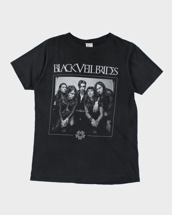 Black Veil Brides Band T-Shirt - L Fleece Fabric Down Fabric Feather Fabric