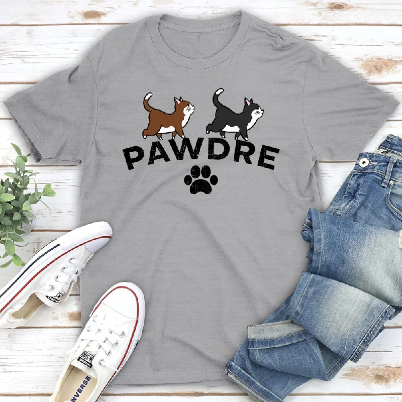 Cat Pawdre - Personalized Custom Unisex T-shirt Satin Blend Silk Blend Wool Blend
