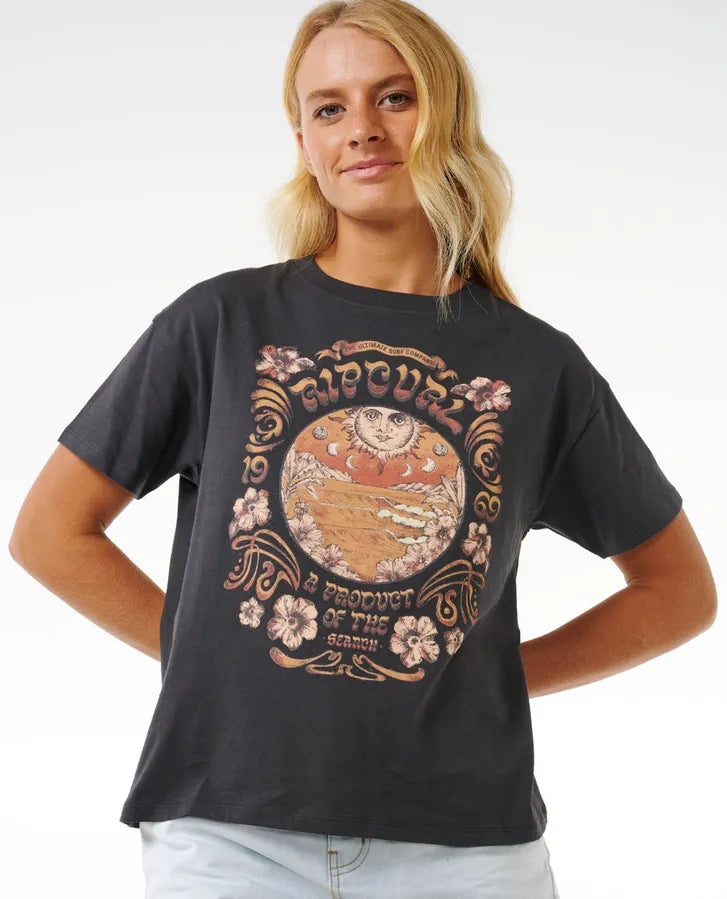 Celestial Search Relaxed Tee Chenille Blend Fleece Blend Nylon Blend