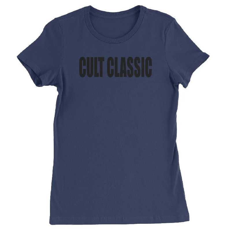 Cult Classic Pop Music Club  Womens T-shirt Mesh Blend Leather Blend Suede Blend