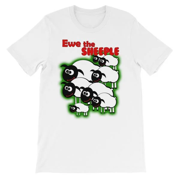 Ewe The Sheeple T-shirt Collared Crew Neck Turtle Neck