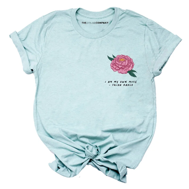 Frida Muse Feminist T-Shirt Iron Safe Non-Iron Wrinkle Free