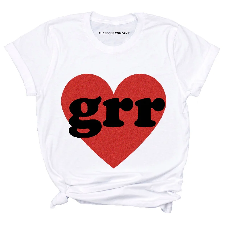 GRR Feminist T-Shirt Striped Floral Plaid