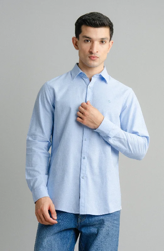 Oxford Shirt Full Sleeves Fleece Fabric Down Fabric Feather Fabric