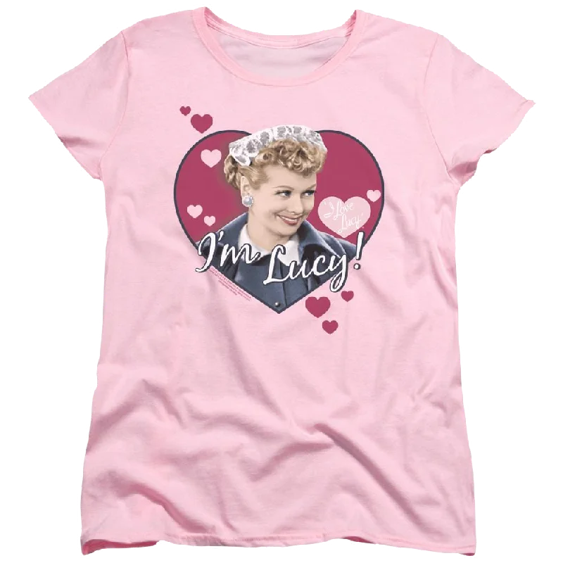 I Love Lucy Im Lucy Women's T-Shirt Rayon Fabric Velvet Fabric Corduroy Fabric