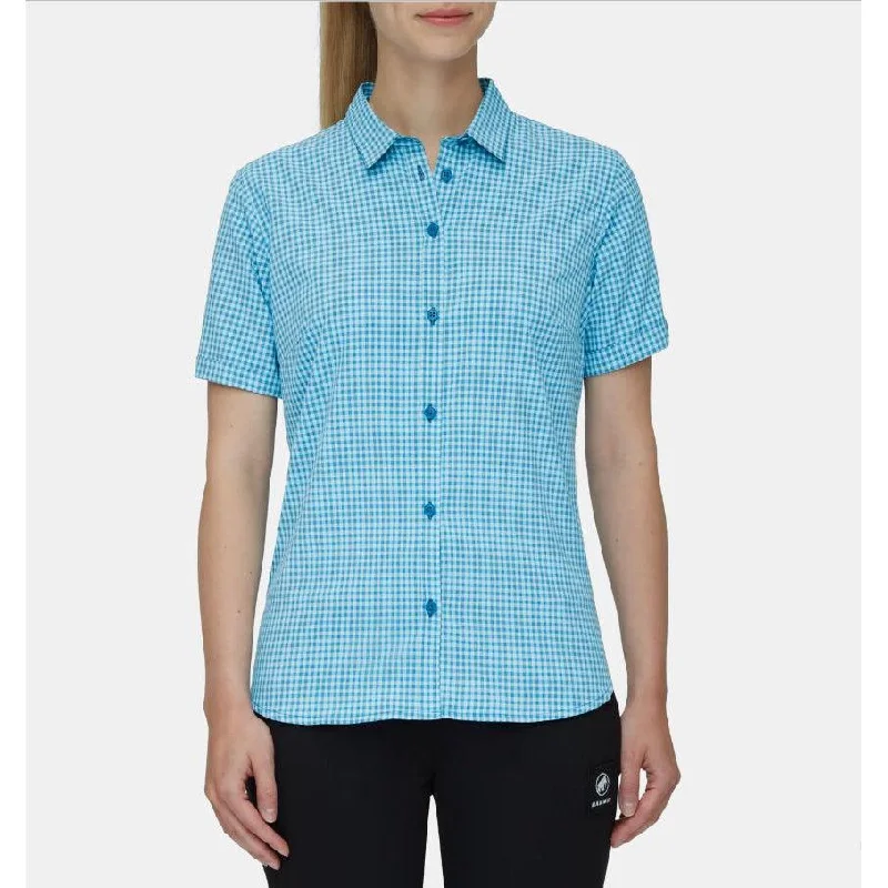 Mammut Women's Aada Shirt Houndstooth Herringbone Solid